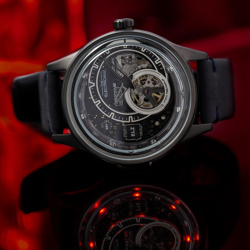 Black Calfskin (Leather) Strap // Silver buckle