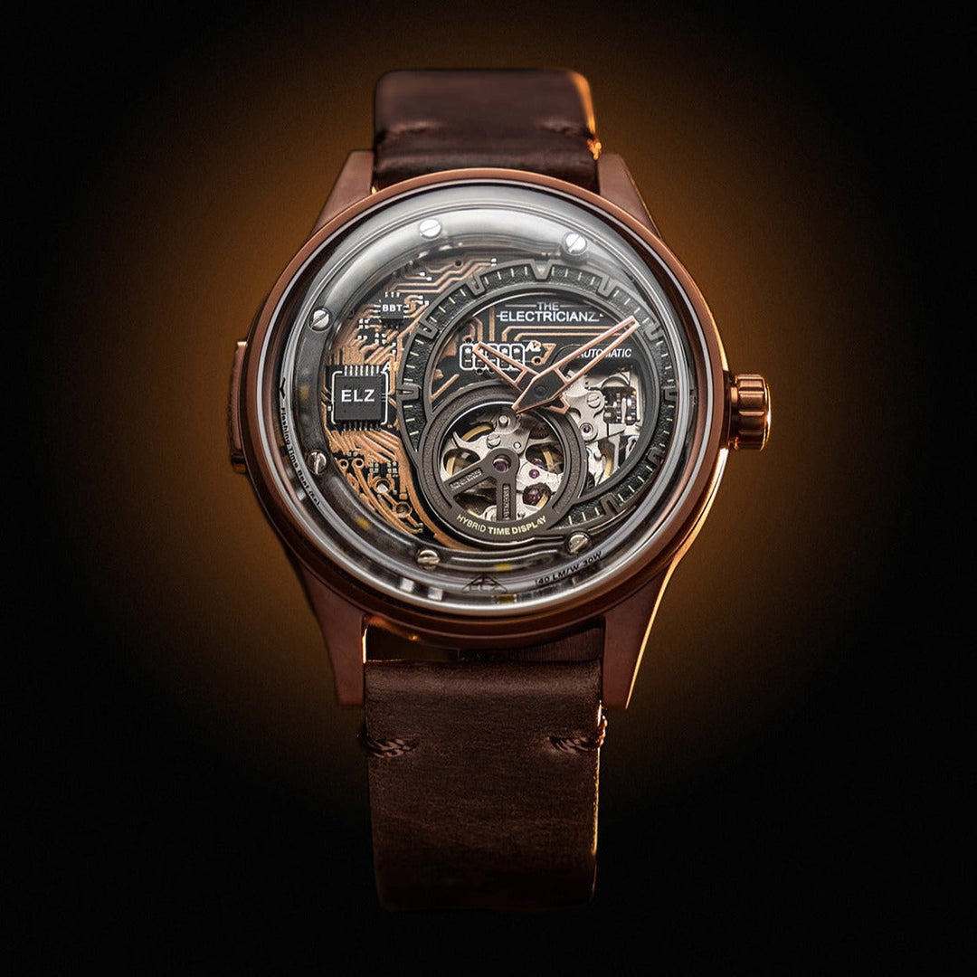 Brown Calfskin (Leather) Strap // Silver buckle