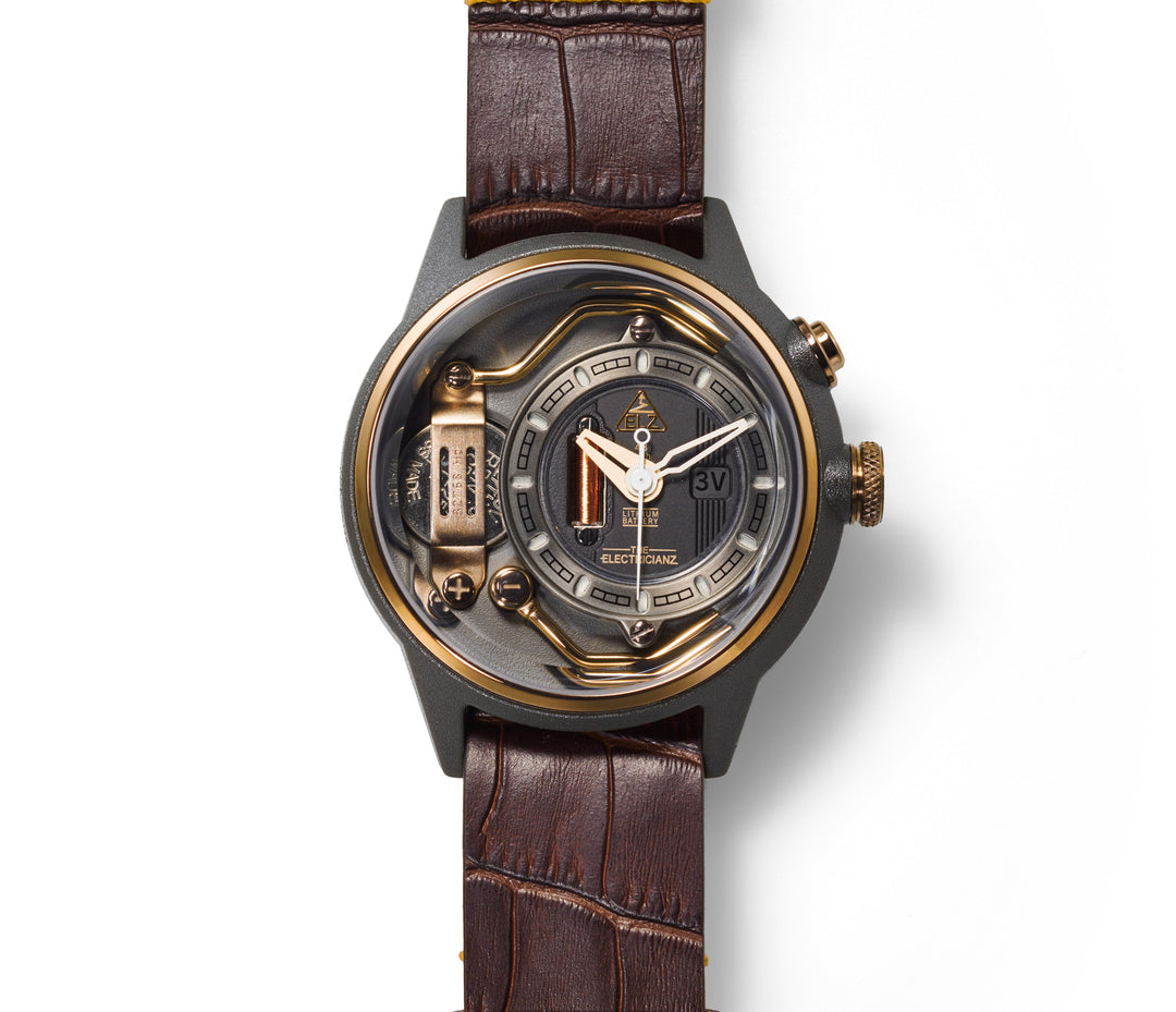 Crocoz Leather (Imitation) Strap // Silver buckle