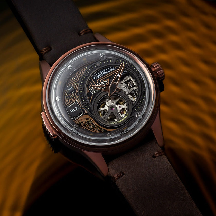 Brown Calfskin (Leather) Strap // Silver buckle